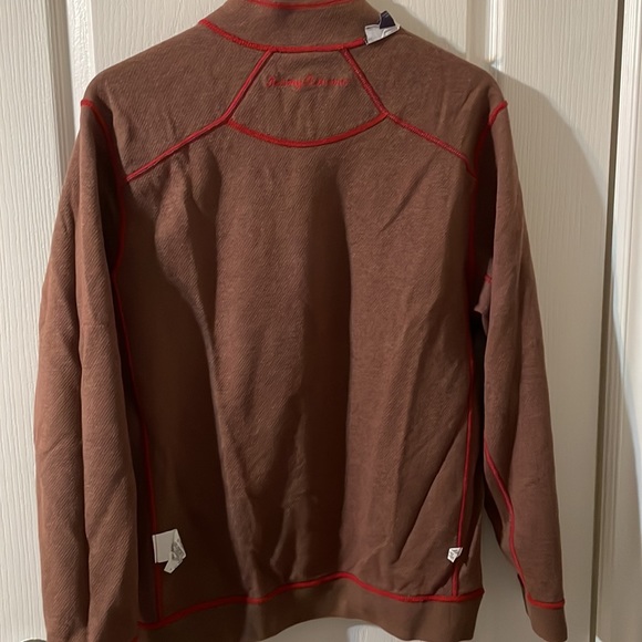 Tommy Bahama reversible sweater with half zip - Picture 8 of 9